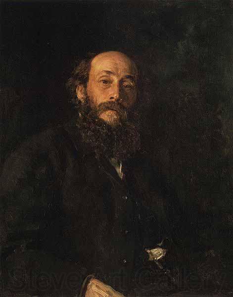 Ilya Repin Portrait of painter Nikolai Nikolayevich Ge